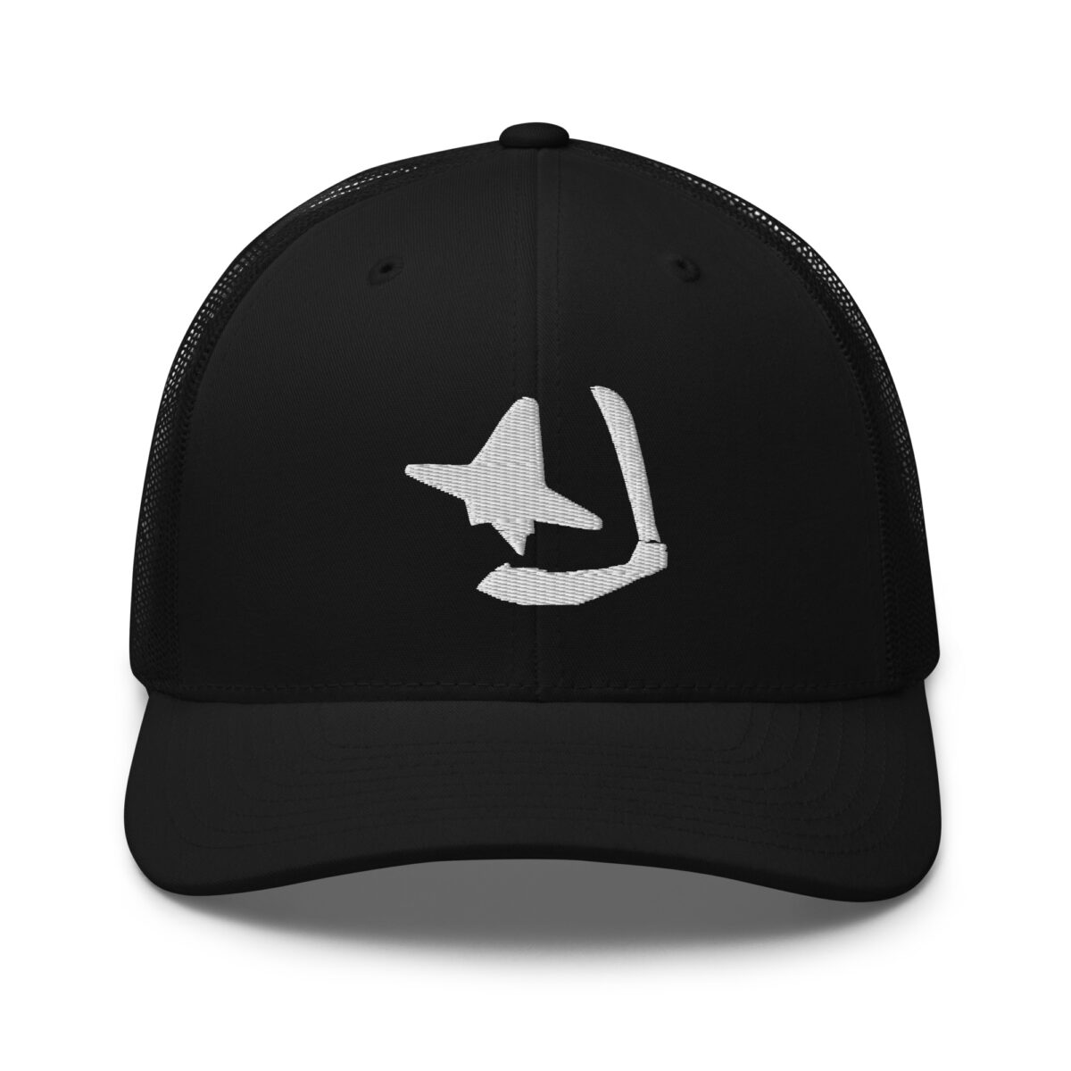 Retro trucker hat black front 68502470f30c1.jpg