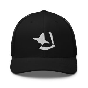 Retro trucker hat black front 68502470f30c1.jpg