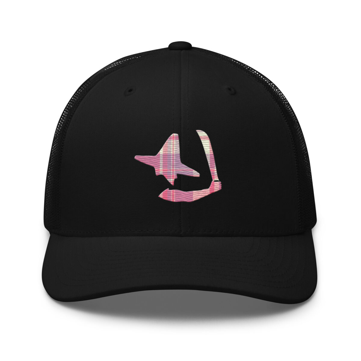 Retro trucker hat black front 6850256268872.jpg