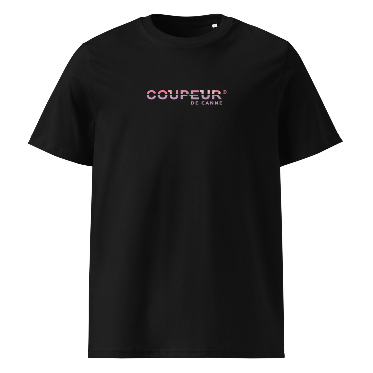 Unisex organic cotton t shirt black front 685008df9f848.jpg