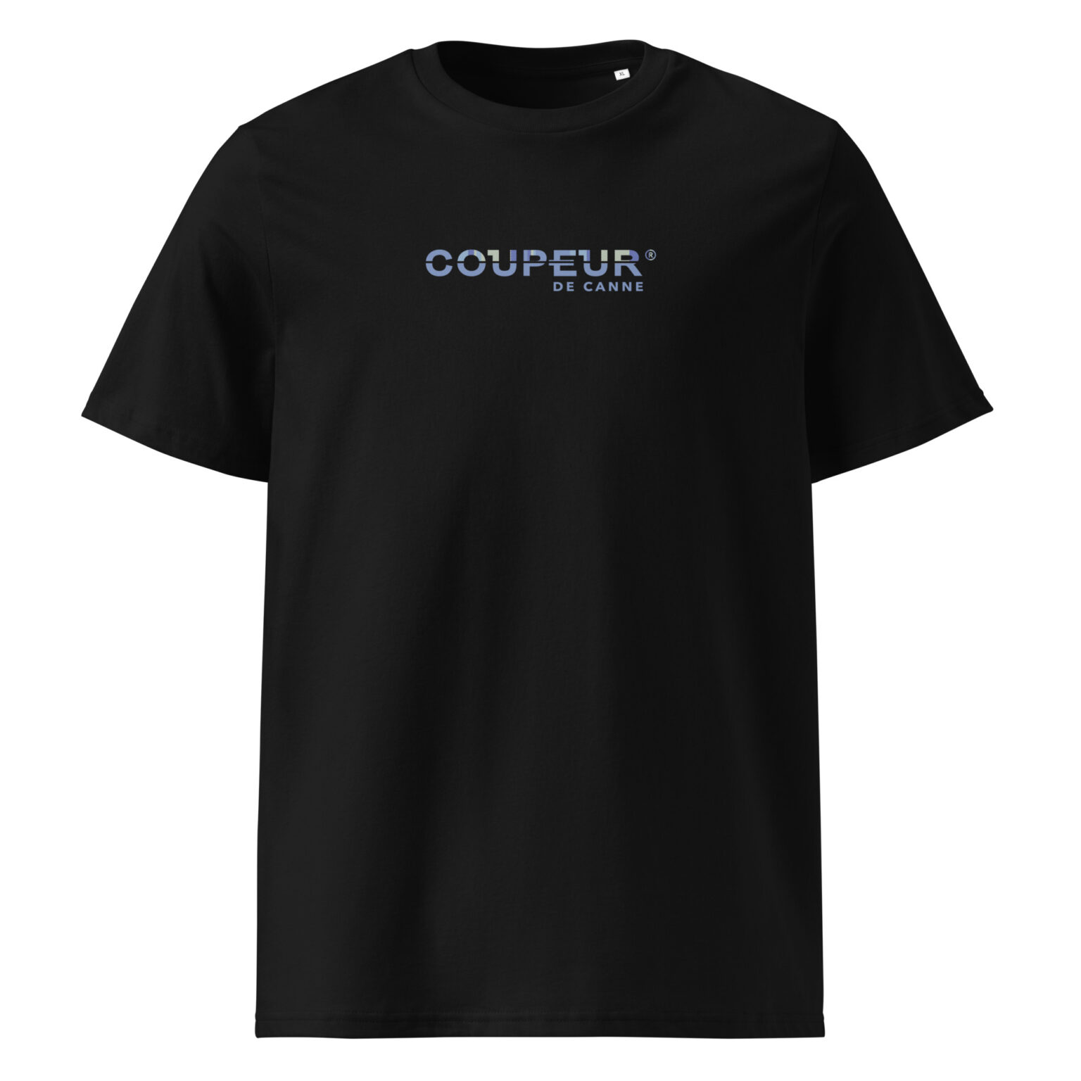 Unisex organic cotton t shirt black front 68500a8893146.jpg