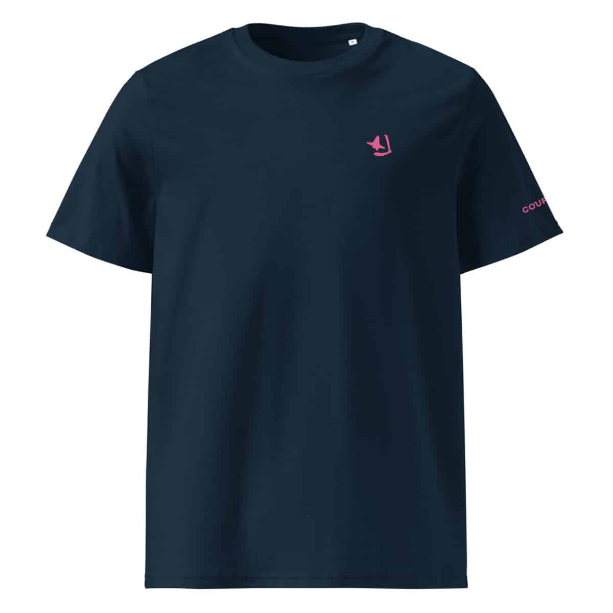 Unisex organic cotton t shirt french navy front 6850565f70307.jpg