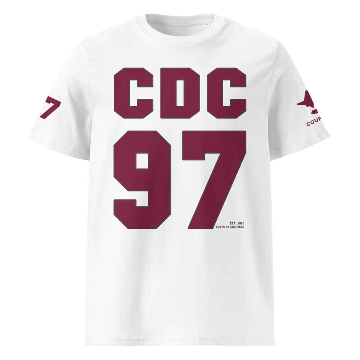Unisex organic cotton t shirt white front 6840834647d07